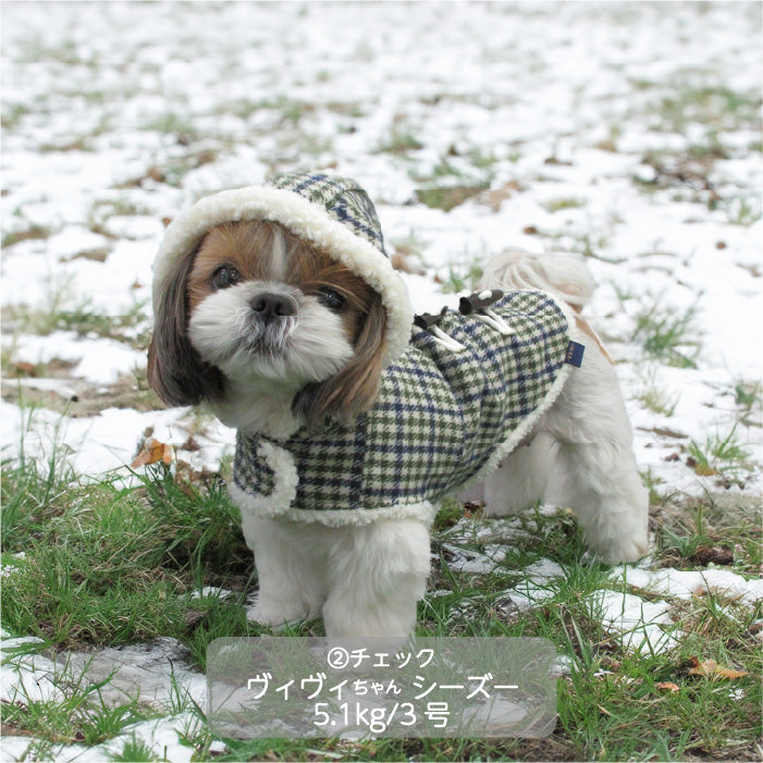 <font color="red">最新秋冬服20%OFFセール</font><br><font size="3">小型犬・胴長・ダックス</font> <br>ダッフルコート - VERY-PET
