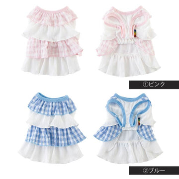 小型中型 ダックス胴長【全14サイズ展開】クールフリルワンピース - VERY-PET