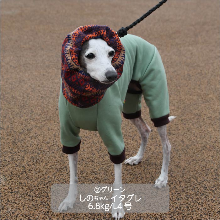 <font color="red">最新秋冬服20%OFFセール</font><br><font size="3">小型犬・胴長</font><br>ニットフード付カバーオール - VERY-PET