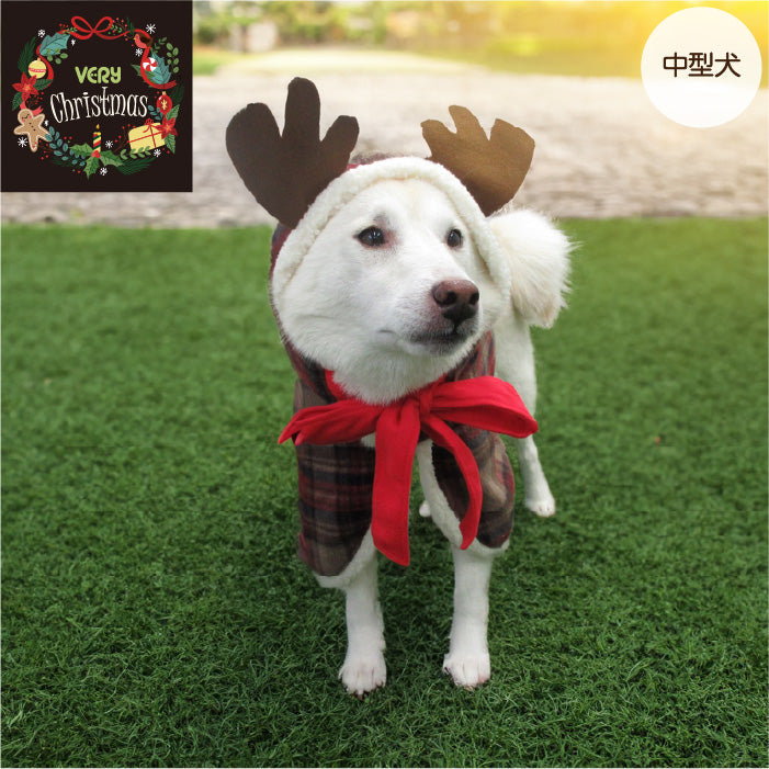 <font size="3">中型犬</font> <br>クリスマスコスチューム トナカイフード