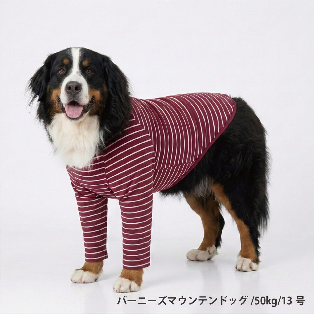 【66％OFF】長袖 ボーダーシャツ 超大型犬