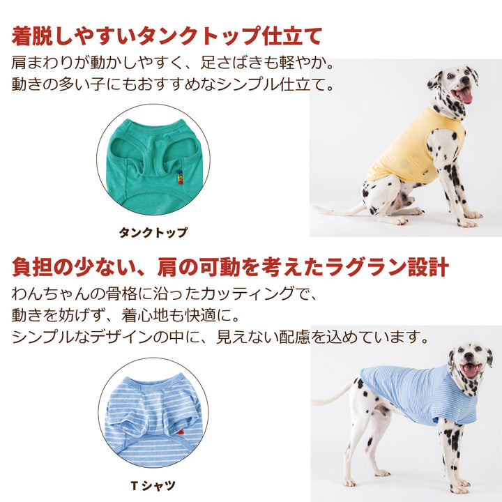 【3枚セット】 綿100% コットンウェア　小型犬・胴長・ダックス-送料無料-