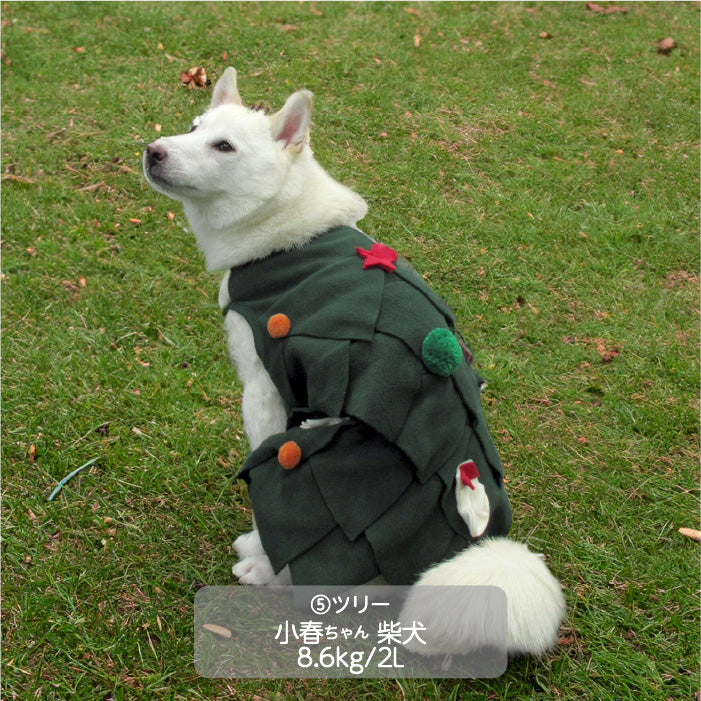 <font size="3">中型犬</font> <br>クリスマスコスチューム ツリー