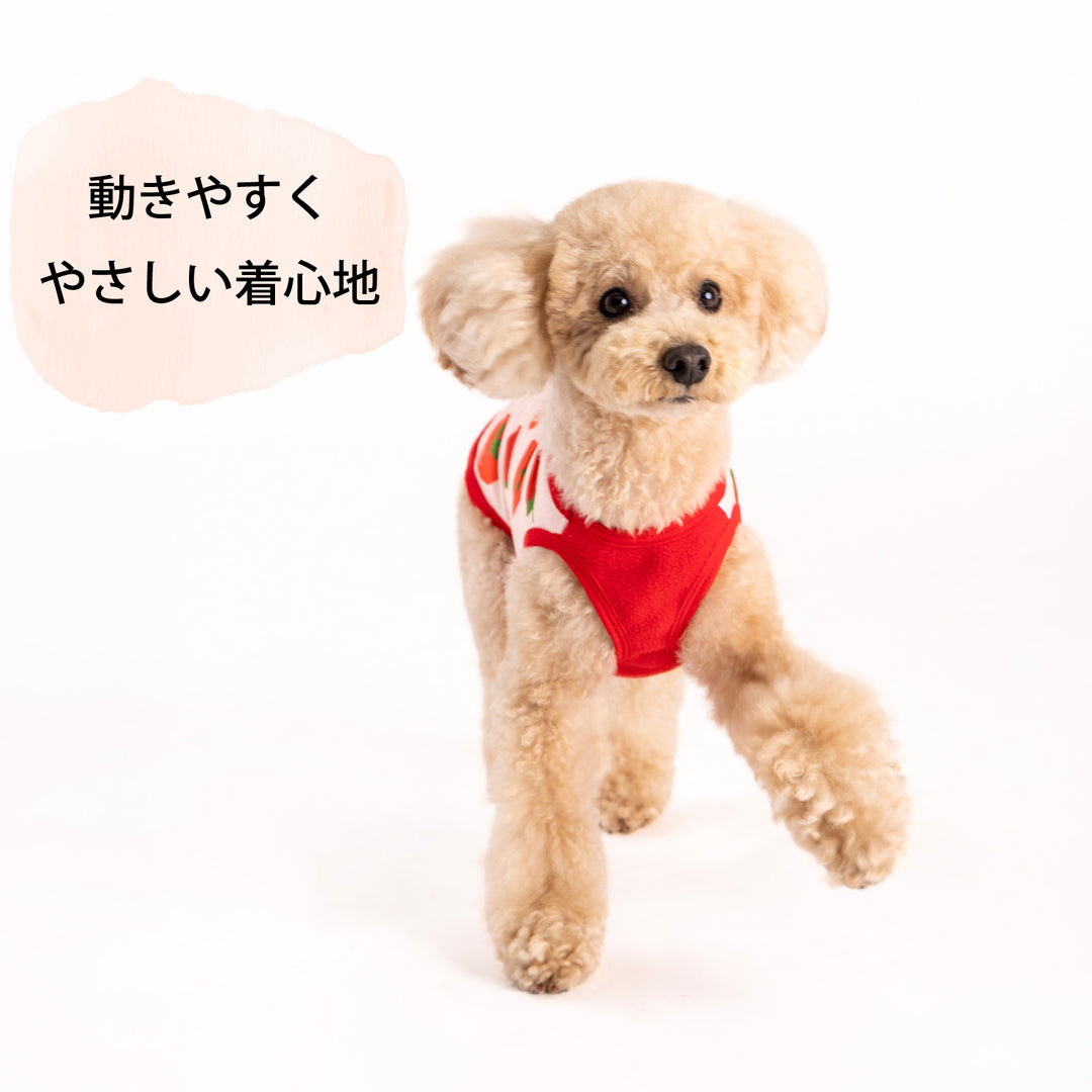 コーギー・バセット プリント裏毛タンクトップ