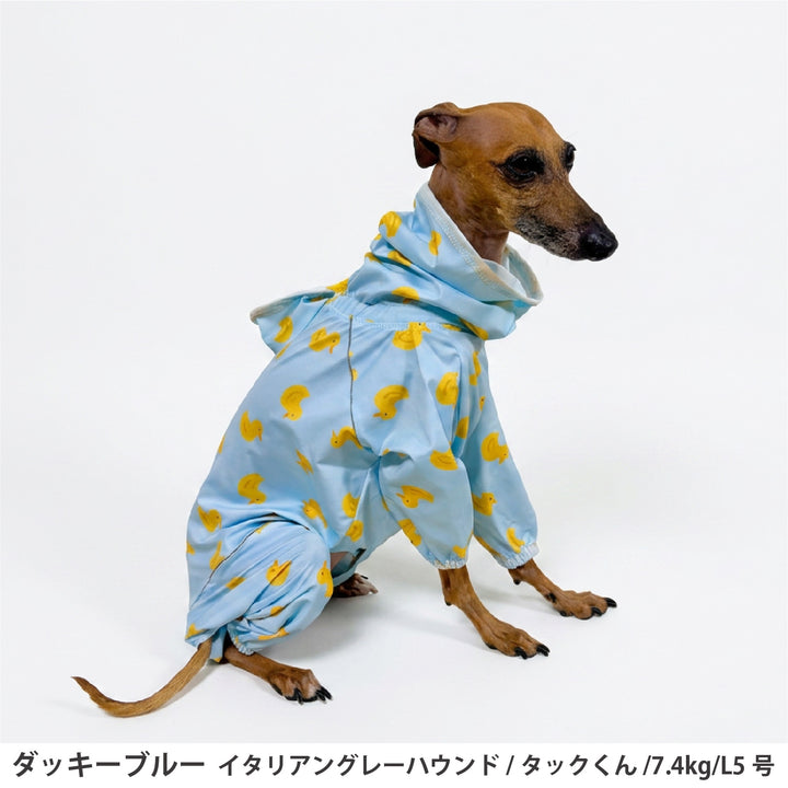 ダックス・トイプードル・胴長 [シリーズ全33size展開] BREATH FIT RAIN WEAR -FULLCOVER&amp;STRETCH-