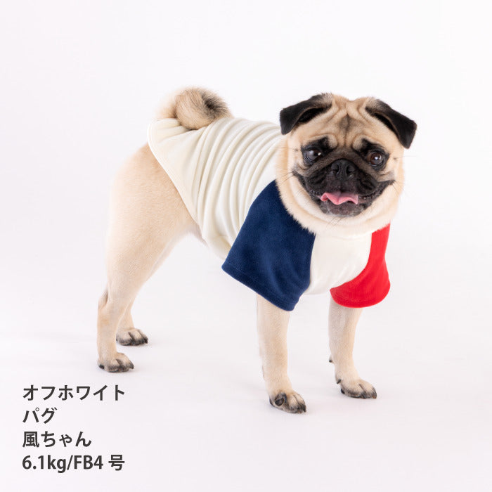 【スタイプレゼント対象商品】フレブル・パグ [全29size展開]<br>カラーブロックTシャツ