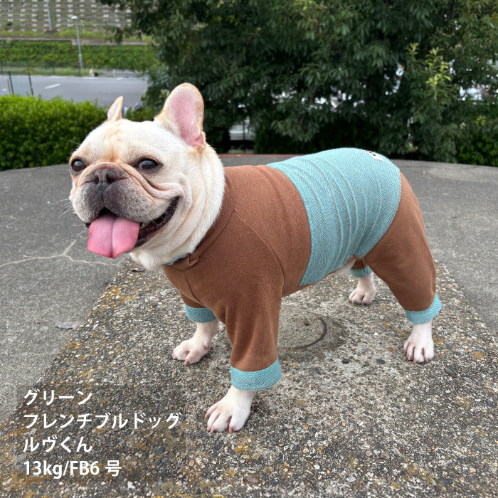 【スタイプレゼント対象商品】フレブル・パグ [全32size展開]<br>カラースキームロンパース - VERY-PET