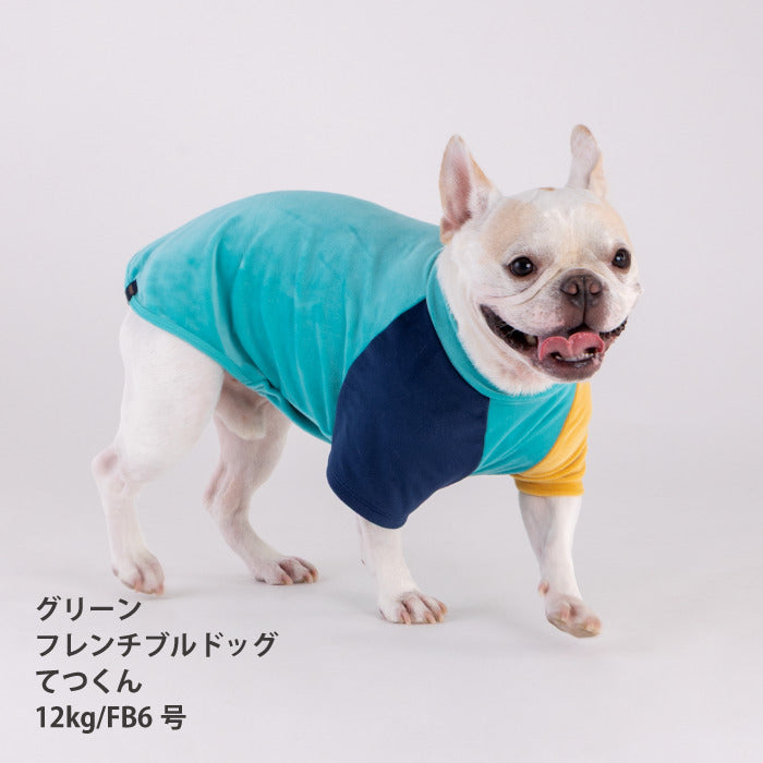 【スタイプレゼント対象商品】フレブル・パグ [全29size展開]<br>カラーブロックTシャツ - VERY-PET
