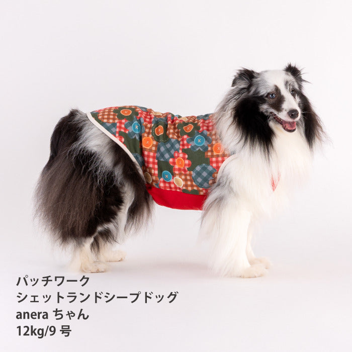 【スタイプレゼント対象商品】小型～超大型 ダックス 胴長 [全29size展開]<br>裏起毛プリントタンク おにぎり/パッチワーク
