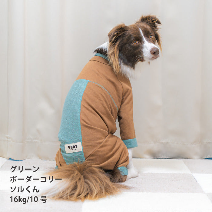 【スタイプレゼント対象商品】小型～超大型 ダックス 胴長 [全32size展開]<br>カラースキームロンパース - VERY-PET