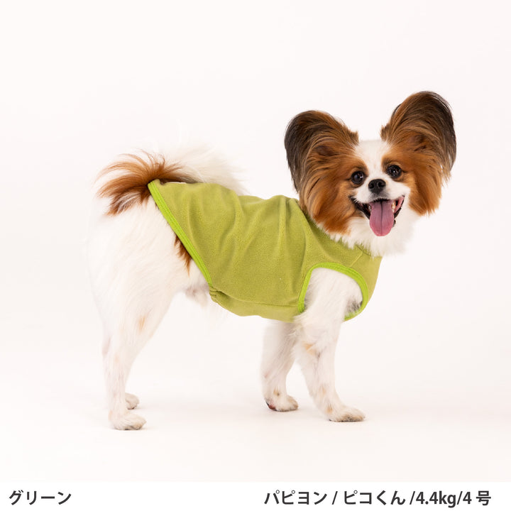 小型～超大型 ソフトフリースストレッチタンクトップ