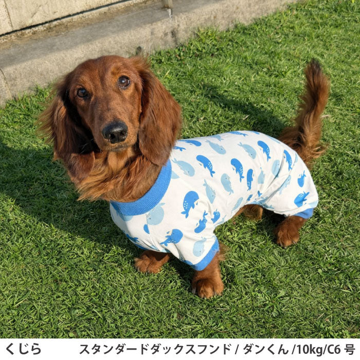 コーギー・バセット [全33size展開]<br>プリントクールロンパース クジラ - VERY-PET