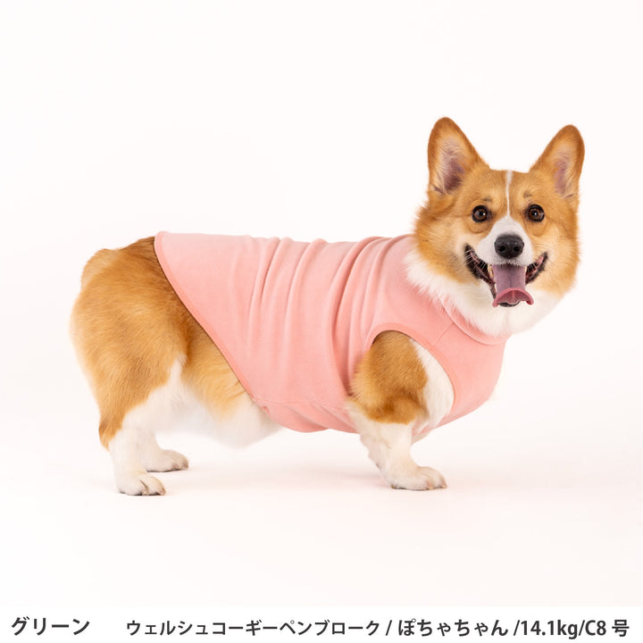 コーギー・バセット ソフトフリースストレッチタンクトップ