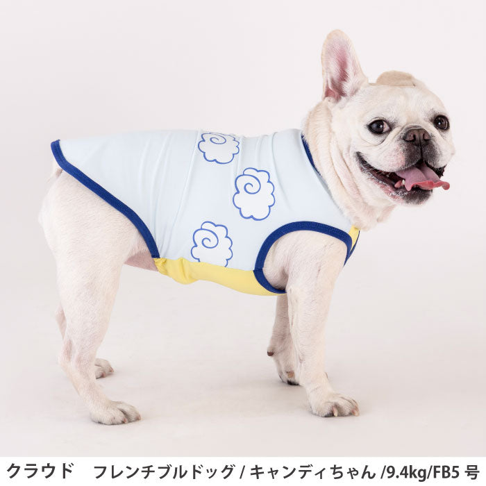 フレブル・パグ [全21size展開]<br>光るプリントクールタンク クラウド - VERY-PET