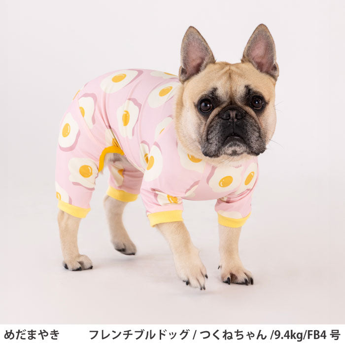 フレブル・パグ [全33size展開]<br>プリントクールロンパース めだまやき - VERY-PET