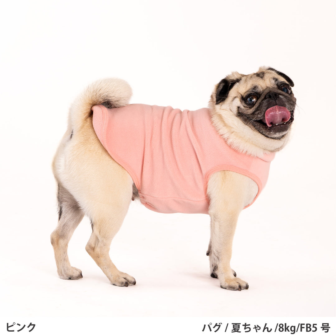 フレブル・パグ ソフトフリースストレッチタンクトップ