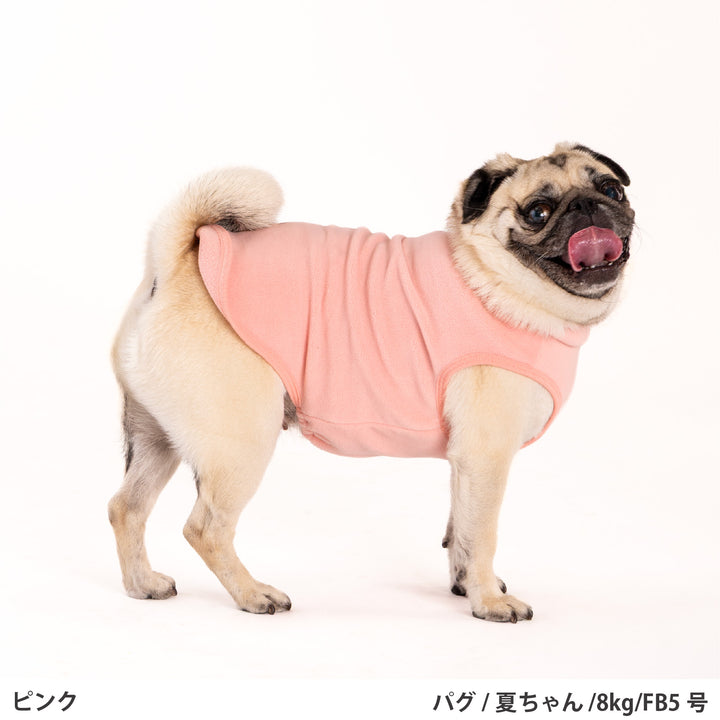 フレブル・パグ ソフトフリースストレッチタンクトップ