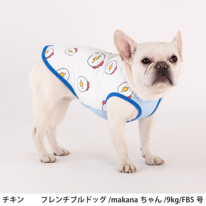 フレブル・パグ [全29size展開]<br>プリントクールタンク チキン - VERY-PET
