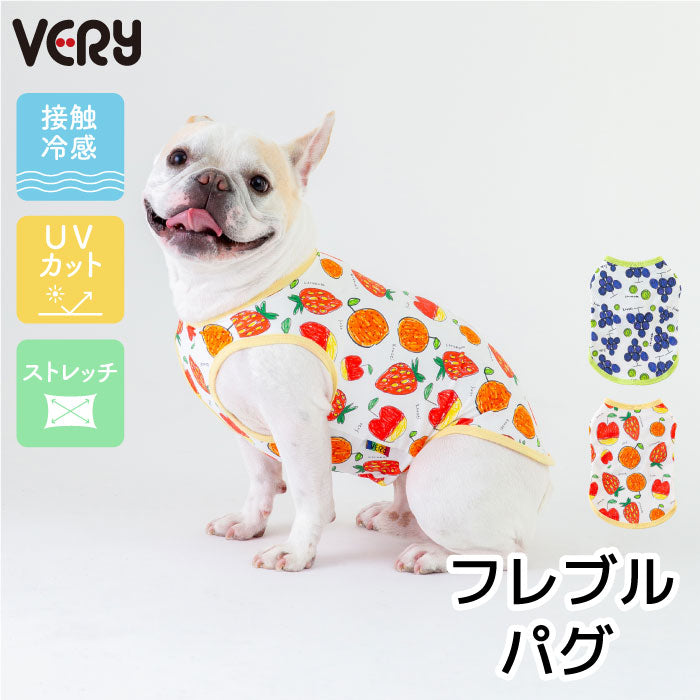 <font size="2">フレブル・パグ [全14size展開]</font><br>【コルナムコラボ】クールタンクトップ - VERY-PET