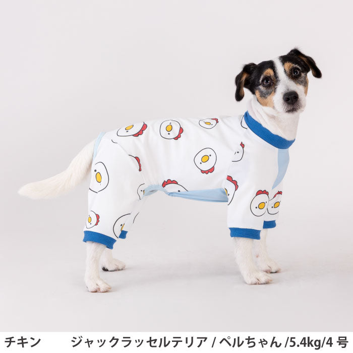 小型～超大型 ダックス 胴長 [全33size展開]<br>プリントクールロンパース チキン - VERY-PET