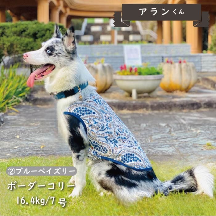 Web限定ペイズリープリントタンクトップ 中型犬 - VERY-PET