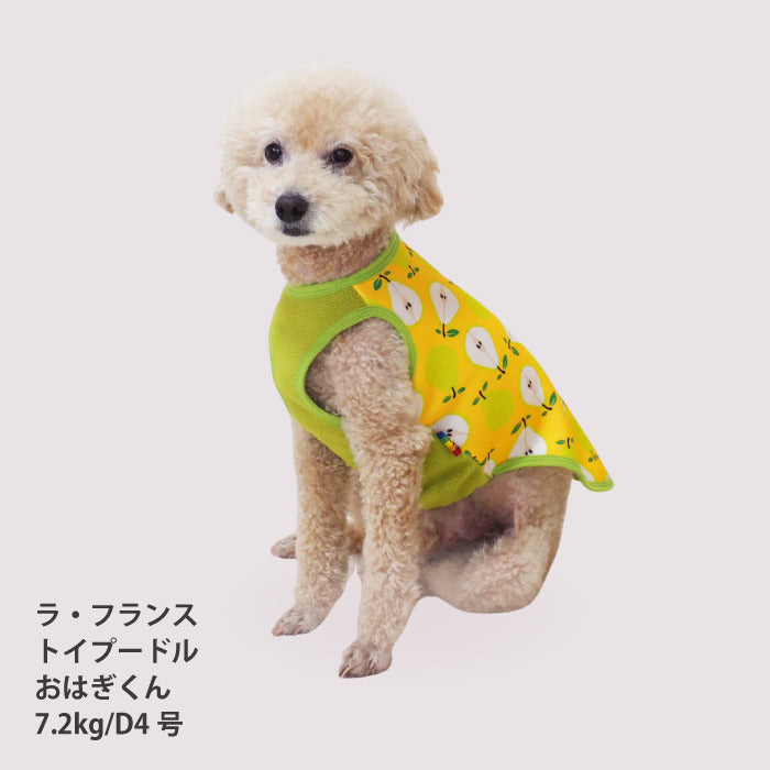 【スタイプレゼント対象商品】小型～大型 ダックス 胴長 [全29size展開]<br>裏起毛プリントタンク フルーツ/ラ・フランス