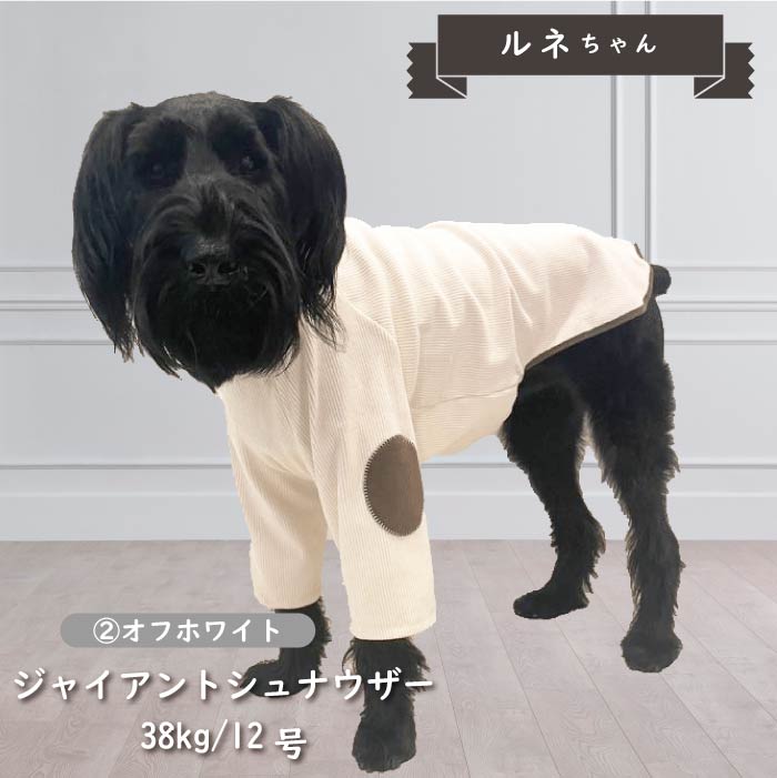 ※在庫のない商品は9月中旬入荷予定※<br>ストレッチ肘あて付きロングTシャツ 大型犬 - VERY-PET