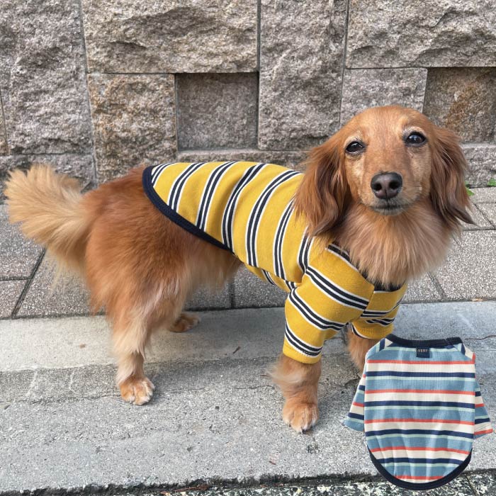 ストレッチボーダーロングTシャツ ダックス - VERY-PET