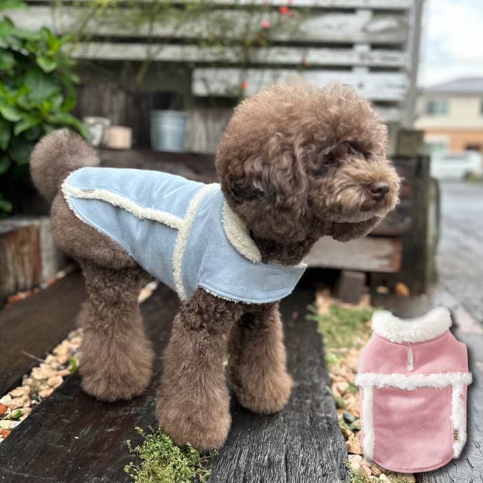 ムートン風コート 小型犬・胴長・ダックス - VERY-PET