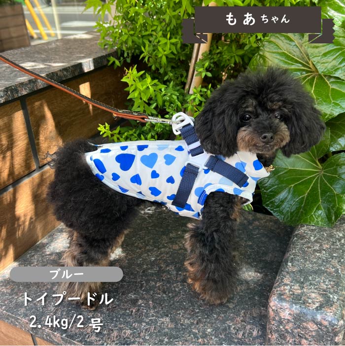 ハーネス付防水タンクトップ 小型犬・胴長・ダックス - VERY-PET