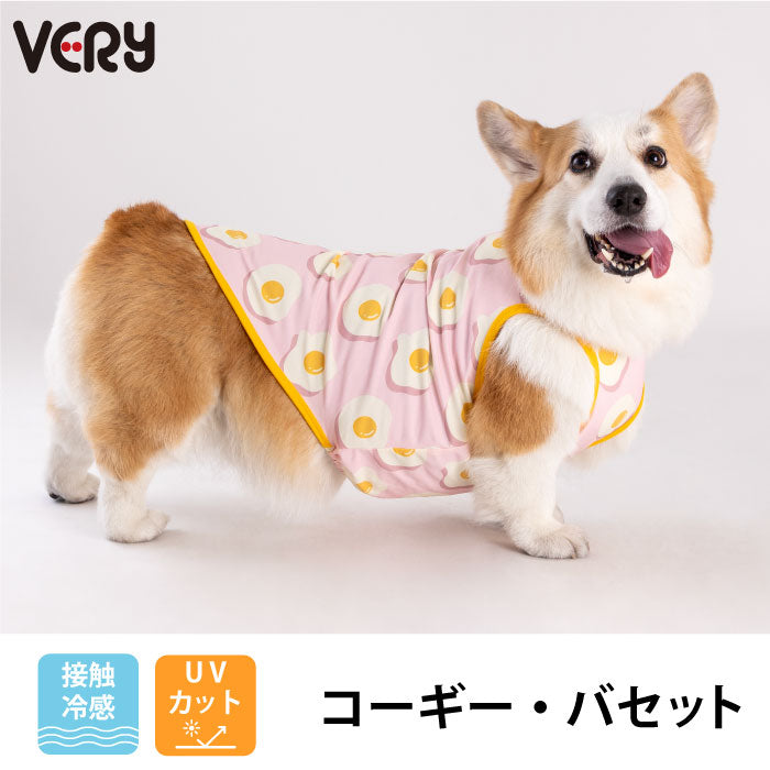 コーギー・バセット [全29size展開]<br>プリントクールタンク めだまやき - VERY-PET