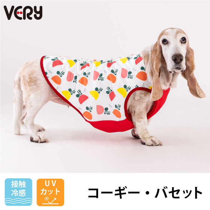 コーギー・バセット [全29size展開]<br>プリントクールタンク チューリップ - VERY-PET