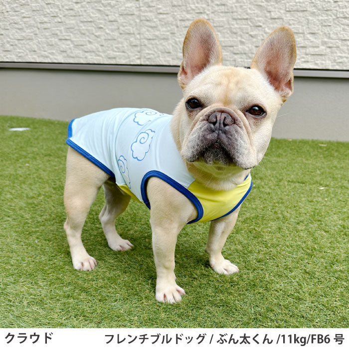 フレブル・パグ [全21size展開]<br>光るプリントクールタンク クラウド - VERY-PET