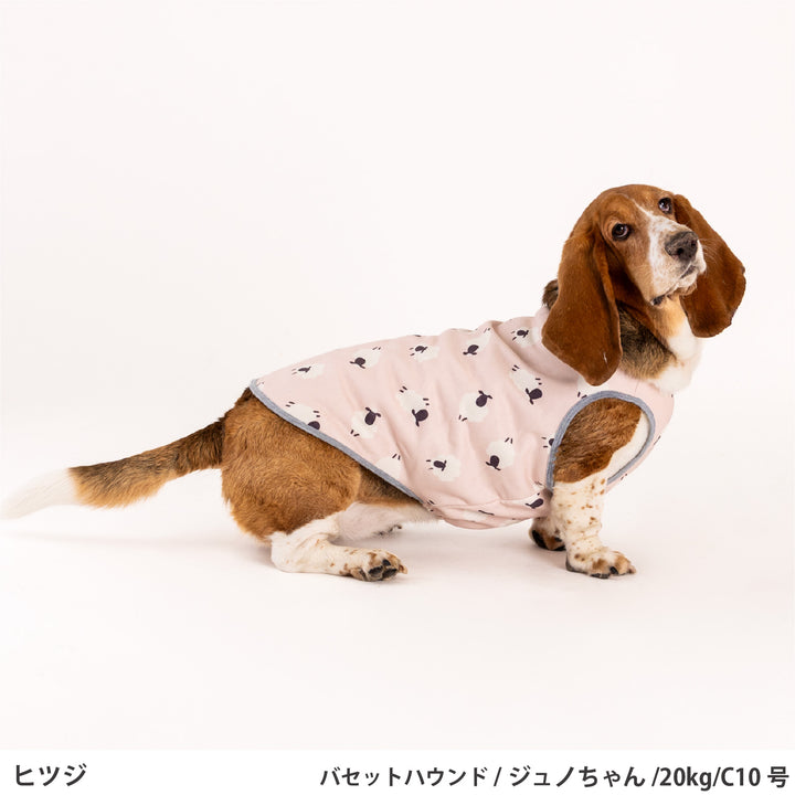 コーギー・バセット プリント裏起毛タンクトップ