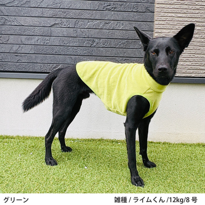 小型～超大型 ソフトフリースストレッチタンクトップ