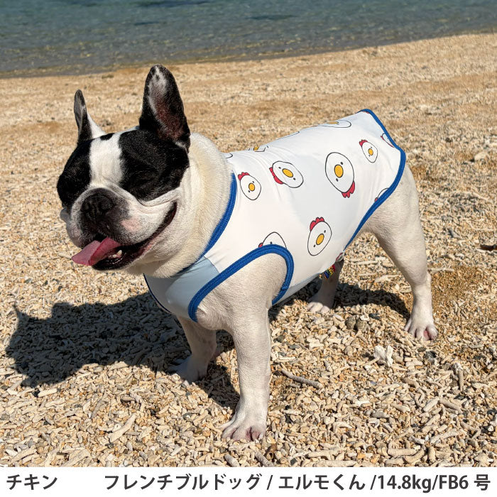 フレブル・パグ [全29size展開]<br>プリントクールタンク チキン - VERY-PET