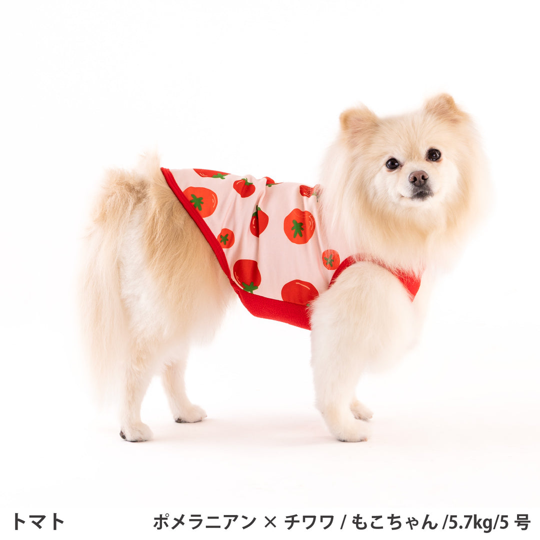 小型～超大型 プリント裏毛タンクトップ