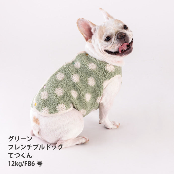 【スタイプレゼント対象商品】フレブル・パグ [全20size展開]<br>背開きドットタンク - VERY-PET