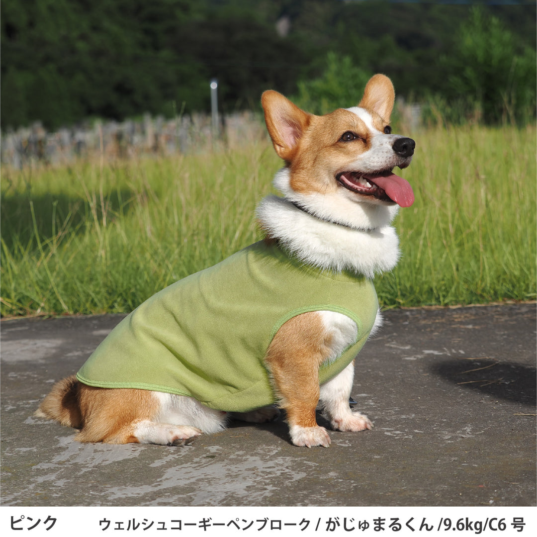 コーギー・バセット ソフトフリースストレッチタンクトップ