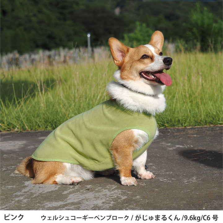 コーギー・バセット ソフトフリースストレッチタンクトップ