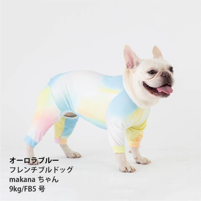 <font size="2">フレブル・パグ [全33size展開]</font><br>リラックスクールロンパース オーロラブルー - VERY-PET