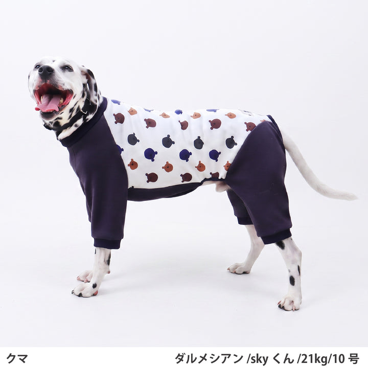小型～超大型 プリント裏起毛ロンパース