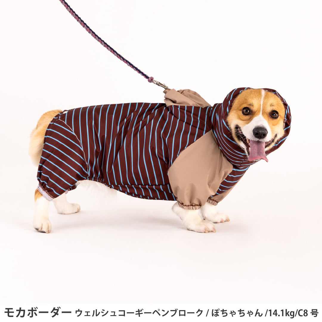 コーギー・バセット [シリーズ全33size展開] BREATH FIT RAIN WEAR -FULLCOVER&amp;STRETCH-