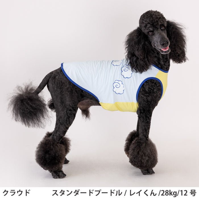 小型～超大型 ダックス 胴長 [全21size展開]<br>光るプリントクールタンク クラウド - VERY-PET