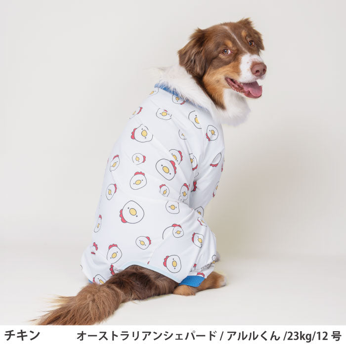 小型～超大型 ダックス 胴長 [全33size展開]<br>プリントクールロンパース チキン - VERY-PET
