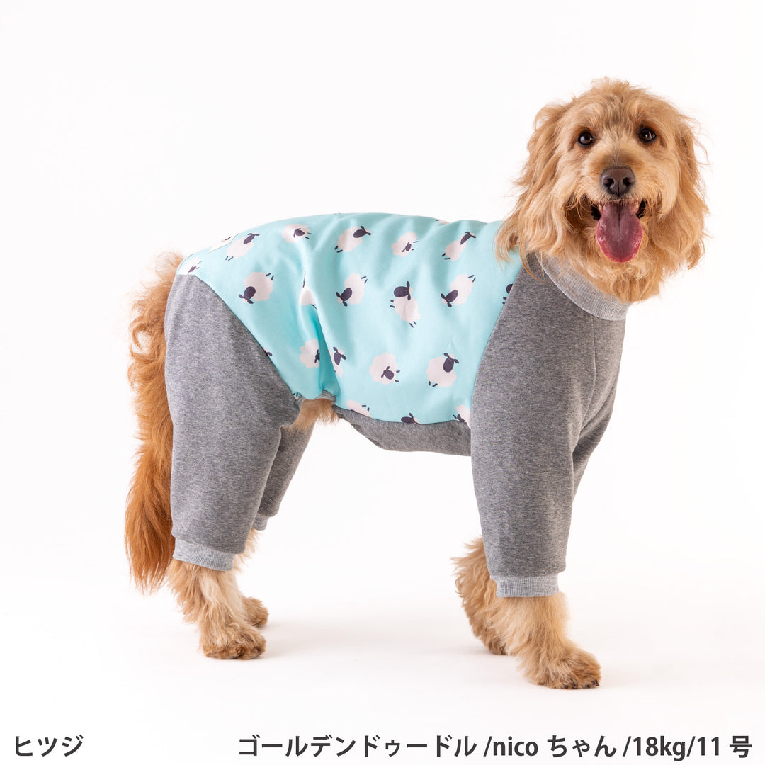 小型～超大型 プリント裏起毛ロンパース