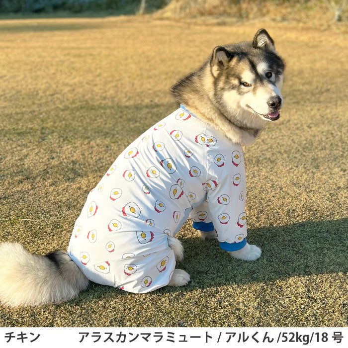 小型～超大型 ダックス 胴長 [全33size展開]<br>プリントクールロンパース チキン - VERY-PET