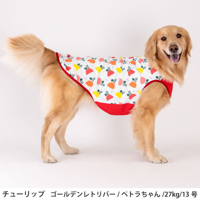 小型～超大型 ダックス 胴長 [全29size展開]<br>プリントクールタンク チューリップ - VERY-PET