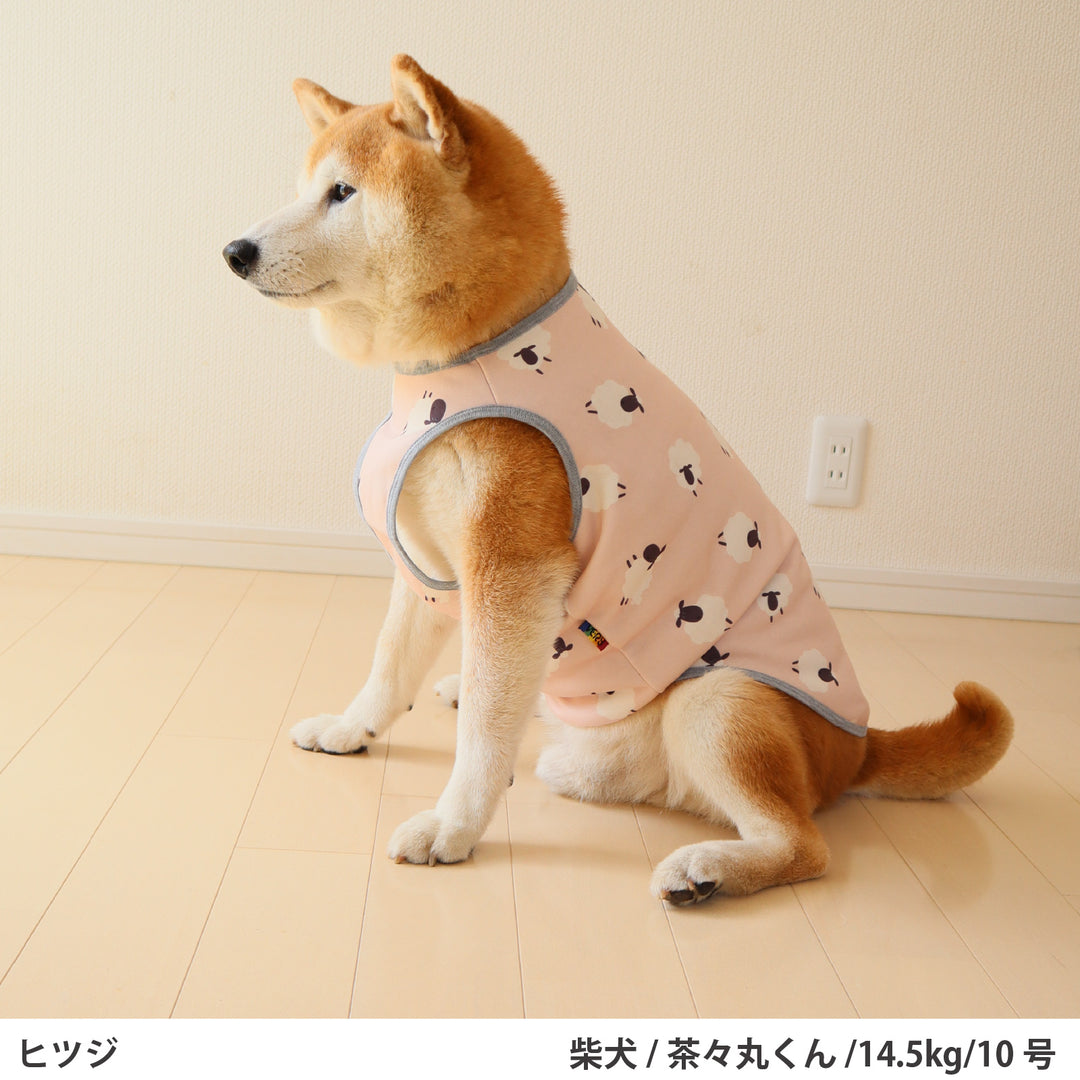 小型～超大型 プリント裏起毛タンクトップ