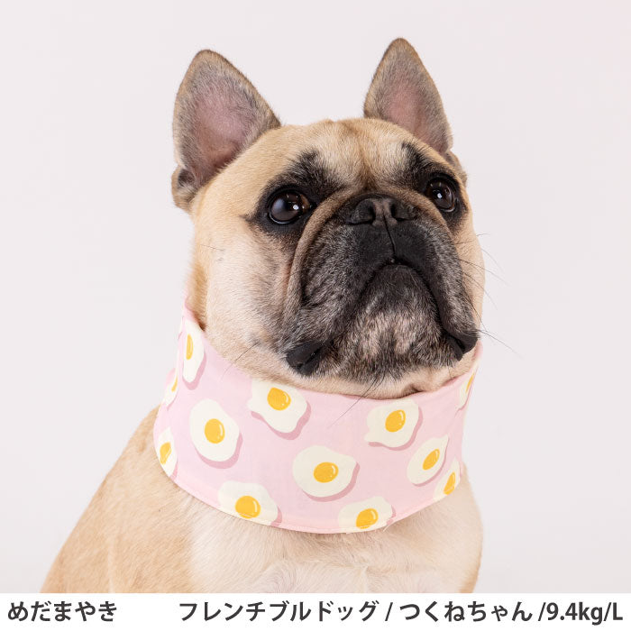 全犬種対応 全5size<br>熱中症対策に！専用やわらか保冷剤付<br>接触冷感 クールバンダナ - VERY-PET